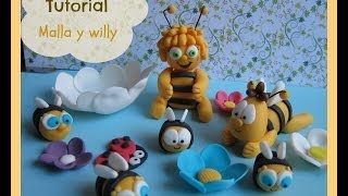 Tutorial Abeja Malla y Willy [upl. by Naujal369]