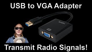 USB to VGA Adapter  Transmit Radio Signals FL2000  FL2K News [upl. by Ateiram]