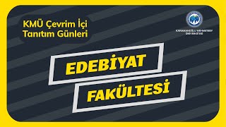 KMÜ Edebiyat Fakültesi Tanıtım Yayını [upl. by Brindell]