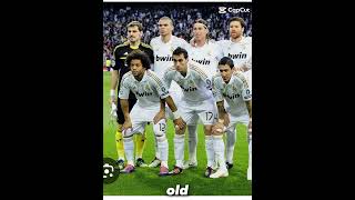 Real Madrid now vs real Madrid old [upl. by Aiclef]