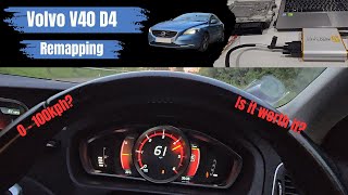 Remapping My Volvo V40 D4 Stage 1 [upl. by Enahs]