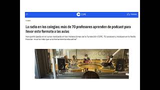 Beneficios educativos del podcast en la docencia universitaria online como recurso innovador [upl. by Colton600]