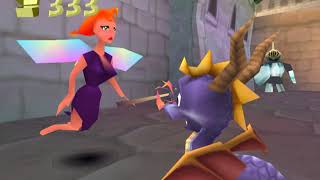 Spyro the Dragon PS1 120 Walkthrough  Part 28  Haunted Towers [upl. by Aulea476]