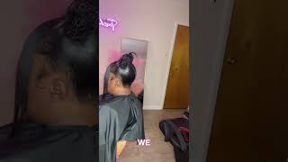 Bantu Buns With Cambodian Wavy Extensions hair hairstyle tutorial [upl. by Yarod866]