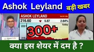 Ashok Leyland share latest news today Ashok Leyland share news today Target analysis [upl. by Essenaj]