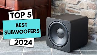 Top 5 BEST Subwoofers of 2024  BEST Subwoofers Review [upl. by Aisyle]