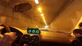 Subaru WRX STI straight cut gears through tunnel in mexico [upl. by Siramad]