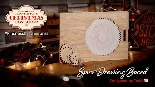 Spiro Drawing Board with Todd  Vectrics Christmas Toy Shop  Day 1  Vectric FREE CNC Projects [upl. by Nikral262]