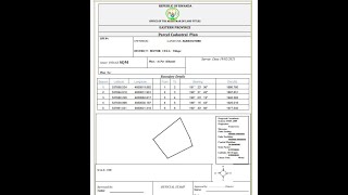 Calculate Parcel coordinates and make a Cadastral deed plan [upl. by Barrett169]