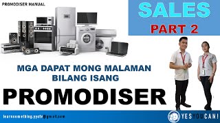 PROMODISER MANUAL  WHAT IS SALES PART 2 [upl. by Primalia]