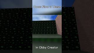 Doors Floor 3  IN OBBY CREATOR  Fanmade [upl. by Valerian]