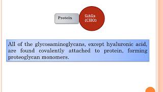 glycosaminoglycans and glycoproteins [upl. by Weisler899]