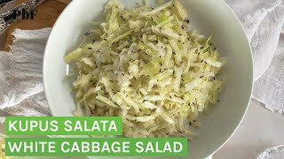 Kupus Salata Croatian White Cabbage Salad [upl. by Aramenta47]