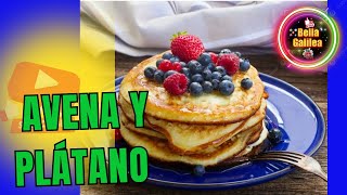 hotcakes de avena y platano [upl. by Kanal18]