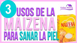 👉 3 USOS de la MAIZENA para SANAR la PIEL 🟣 [upl. by Schild]