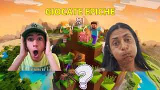 MIA MAMMA GIOCA a MINECRAFT per la PRIMA VOLTA [upl. by Grizelda]