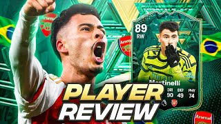 89 WINTER WILDCARD MARTINELLI SBC PLAYER REVIEW  FC 24 Ultimate Team [upl. by Buroker]