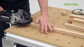 Festool Domino DF 500  Rack joints and secure spindle positioning [upl. by Sheree]