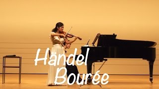 Kyoko Watanabe  Händel  Bourée  Suzuki Methode [upl. by Lirrad]