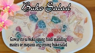 Buko SaladGawin ito sa buko upang matagal masira mapanis ang inyong salad [upl. by Ateuqal894]