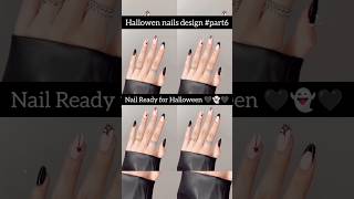 Halloween👻 🖤👻Nails design 2024shortshalloween2024 ytshortstrendingnailsdearshanaya [upl. by Hgielah]