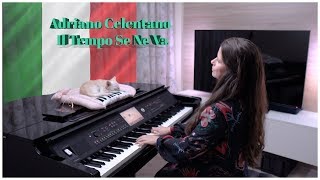 Adriano Celentano  Il Tempo Se Ne Va  piano cover by Marina Kirova Челентано пиано [upl. by Shlomo839]