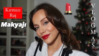 2023 YILBAŞI MAKYAJI 🎄SAÇ MAŞASI YAPIYORUZ👩‍🦳💄vlogmas15 [upl. by Eirojram]