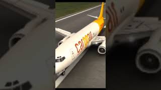 Landings cargo airplane DHL COMPANY cargo plane WOA GAME airplane [upl. by Yklam]