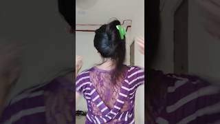 Clae clip hack hairstyle youtubeshorts shorts funnyvideo viral [upl. by Naujtna593]