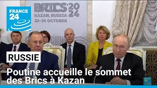 Poutine accueille le sommet des Brics à Kazan en Russie • FRANCE 24 [upl. by Nassir976]