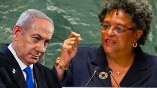 Barbados PM Extraordinary Reply to Netanyahu for Selective Use of Bible UN [upl. by Ahsytal]