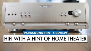 HIFI Power Amplifier for Home Theater Parasound Halo Hint 6 Review [upl. by Langdon]