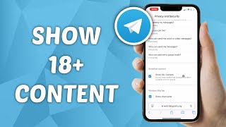 How to Show 18 Content on Telegram [upl. by Luckin]