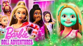 Barbie Doll Adventures  Barbie amp Barbie’s SPOOKY SPA DAY 👻💅  S2 E8 [upl. by Haila126]