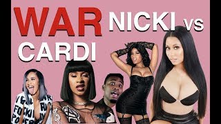 WAR Can Cardi B Dethrone Nicki Minaj How Propaganda Works [upl. by Kappenne459]