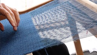 ASMR rigid heddle weaving no talking [upl. by Moulton]