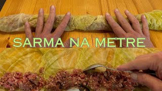 Sarma Na Metre ❗Recept za Zimski Specijalitet koji Oduševljava ❗Idealno za Porodične Proslave [upl. by Bernarr]