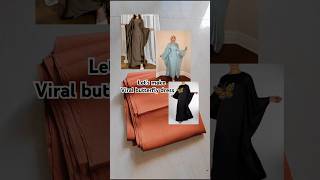 Lets make outfit from scratch most viral pinteresty butterfly dress 🦋  kaftan dress  ytshorts [upl. by Reynold]