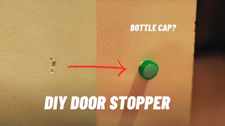 DIY Door Stopper With Recycled Bottle Cap [upl. by Ahsiel81]