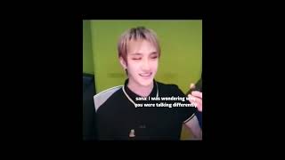 Bangchan teasing Sana straykids twice bangchan sana kpop [upl. by Ykcub]