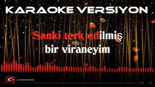 YIKILMIŞIM BEN İbrahim Tatlıses  KARAOKE [upl. by Sinaj]