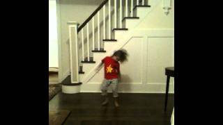 3 Year Old Crystal Love Knoell Dancing to Maroon 5 [upl. by Anauqes]