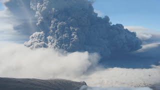 The Active Volcano in Alaska Aniakchak [upl. by Aihsak]