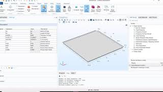 FGM Plate Vibrational Analysis Comsol [upl. by Ayirp]