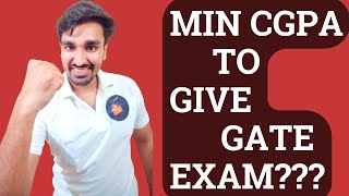 🔥MINIMUM CGPA TO GIVE GATE EXAM 🔥SIDDHARTHA LIVE [upl. by Rednasyl]