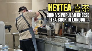 HEYTEA UK 喜茶 Chinas Popular Cheese Tea Shop in London Holborn [upl. by Kidder]