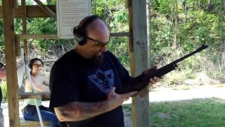 Shooting the Remington 7615 Police pump action 223 [upl. by Harad]