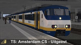 Train Simulator Amsterdam Centraal  Uitgeest with NS SGMm [upl. by Lirba]