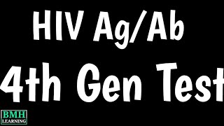 HIV AgAb 4th Gen Test  HIV 4th Generation Assay  When Is 4th Generation HIV Test Conclusive [upl. by Sanferd]