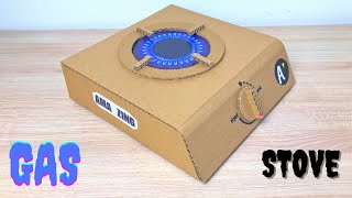 How to Make a Gas Stove from Cardboard 🔥 [upl. by Dnomar]